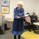 Irja Pollari lausuu runon